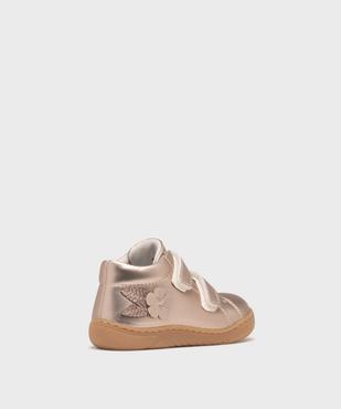 Chaussures premiers pas métallisées bébé fille - Lovely Wings vue4 - LOVELY WINGS - GEMO