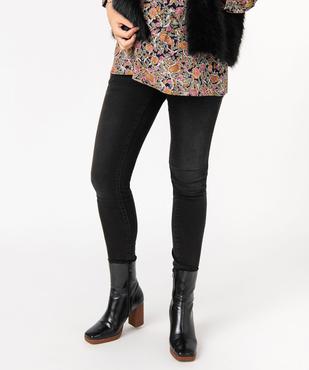 Jean de grossesse coupe Skinny avec bandeau haut vue1 - GEMO 4G MATERN - GEMO