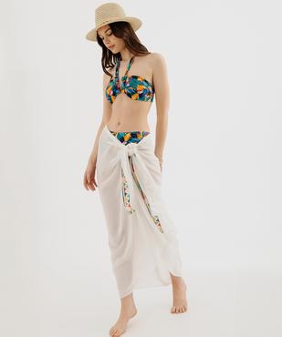 Paréo à motifs géométriques femme vue1 - GEMO (ACCESS) - GEMO