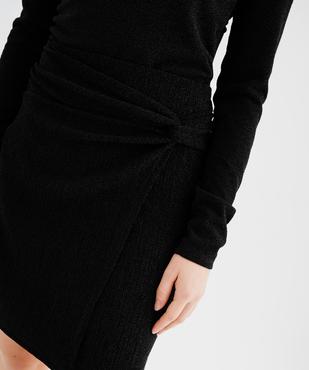 Jupe courte drapée femme vue2 - GEMO(FEMME PAP) - GEMO