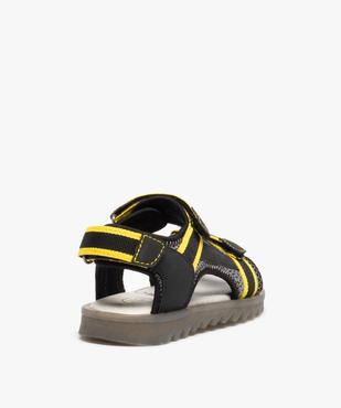 Sandales sport garçon à brides scratch et semelle crantée vue4 - GEMO 4G GARCON - GEMO