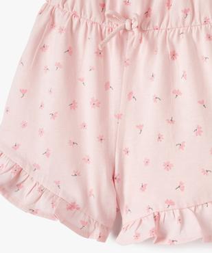 Combishort fille à fines bretelles et motif iridescent vue2 - GEMO (ENFANT) - GEMO
