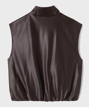 Veste sans manches fille vue3 - GEMO (JUNIOR) - GEMO