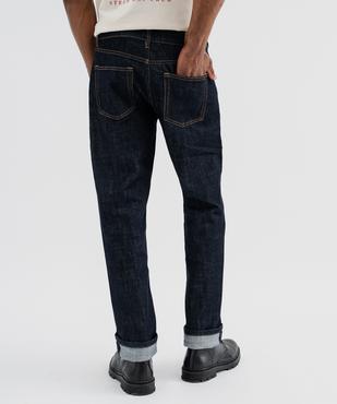 Jean en coton coupe Regular homme vue3 - GEMO (HOMME) - GEMO