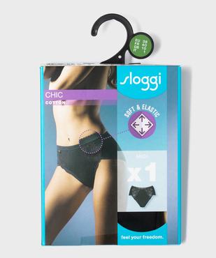 Culotte midi en coton et dentelle femme - Chic de Sloggi vue1 - SLOGGI - GEMO