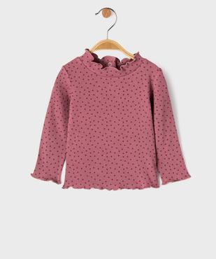 Ensemble robe chasuble et tee-shirt côtelé bébé fille vue4 - GEMO(BEBE DEBT) - GEMO