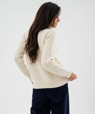 Pull de Noël avec motifs en relief femme vue11 - GEMO(FEMME PAP) - GEMO