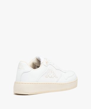 Baskets femme unies style rétro à lacets - Kappa vue4 - KAPPA - GEMO