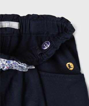 Short fluide avec taille élastique ajustable bébé fille - LuluCastagnette vue2 - LULU CASTAGNETTE G4G D - GEMO