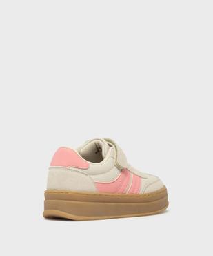 Baskets à scratch bicolores avec épaisse semelle fille - Lovely Wings vue4 - LOVELY WINGS - GEMO