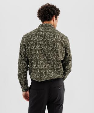 Chemise à motif feuillage homme vue5 - GEMO 4G HOMME - GEMO