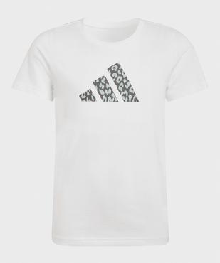 Tee-shirt manches courtes avec large logo fille - Adidas  vue1 - ADIDAS - GEMO