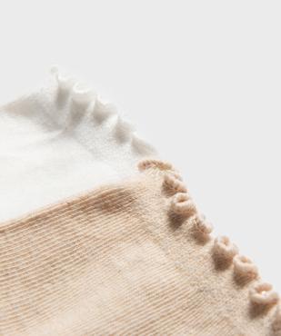 Socquettes à finition roulottée femme (lot de 2) vue2 - GEMO(HOMWR FEM) - GEMO