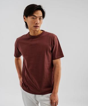 Tee-shirt manches courtes et col rond homme vue4 - GEMO (HOMME) - GEMO