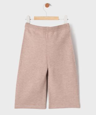 Pantalon large en maille tricotée bébé fille vue3 - GEMO 4G BEBE - GEMO