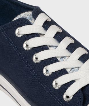 Tennis en toile à languette fleurie femme - Follow Me vue6 - FOLLOW ME G4G - GEMO