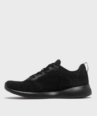 Baskets basses en mesh pailleté femme - Skechers vue3 - SKECHERS - GEMO