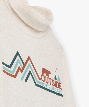Tee-shirt garçon imprimé à manches longues et col roulé vue3 - GEMO (ENFANT) - GEMO