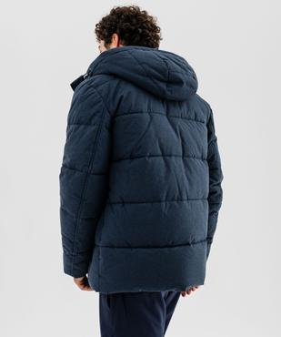 Parka matelassée et déperlante à capuche et col montant homme vue6 - GEMO 4G HOMME - GEMO