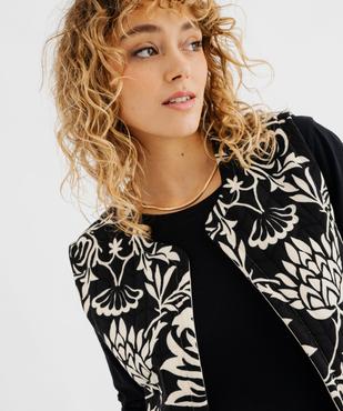 Gilet sans manches réversible femme vue5 - GEMO(FEMME PAP) - GEMO