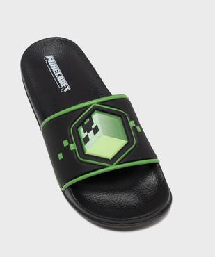 Sandales à large bride imprimée garçon - Minecraft vue5 - MINECRAFT - GEMO