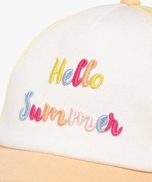 Casquette tricolore avec inscription brodée fille vue4 - GEMO(BEBE DEBT) - GEMO