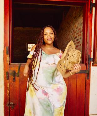 Robe longue à volants et fines bretelles femme grande taille vue2 - GEMO (G TAILLE) - GEMO