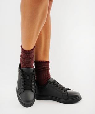 Baskets de ville look minimaliste femme - 5 Miles vue7 - 5 MILES - GEMO