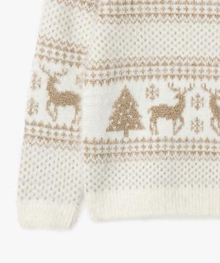 Pull de Noël à motifs scintillants fille vue3 - GEMO (ENFANT) - GEMO
