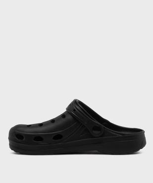 Sabots souples dessus uni perforé femme vue3 - GEMO (PLAGE) - GEMO