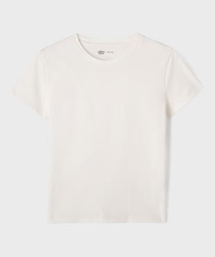 Tee-shirt manches courtes à col rond fille vue1 - GEMO 4G FILLE - GEMO