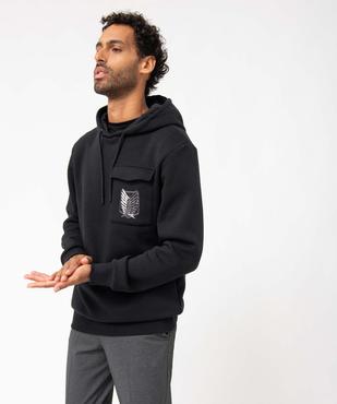 Sweat homme à capuche avec motif dos - Attack on Titan vue1 - ATTAQUE DES TITANS - GEMO