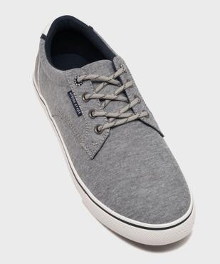 Baskets en toile avec empiècement au talon homme - Urban Steps vue5 - URBAN STEPS GEMO FOR GOOD - GEMO