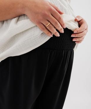 Short ample en viscose spécial maternité vue2 - GEMO 4G MATERN - GEMO