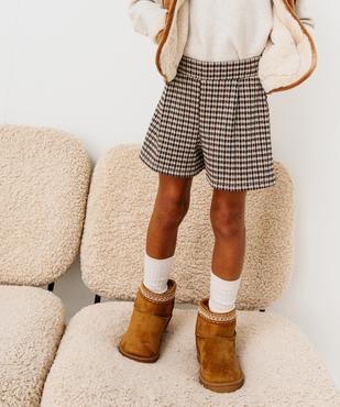 Short en maille fille vue7 - GEMO (ENFANT) - GEMO
