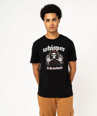 Tee-shirt manches courtes avec motif XXL homme vue1 - GEMO (HOMME) - GEMO