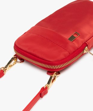 Pochette à bandoulière amovible femme vue3 - GEMO 4G FEMME - GEMO