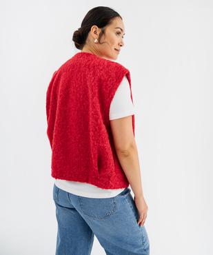 Gilet sans manches coupe oversize femme vue2 - GEMO(FEMME PAP) - GEMO