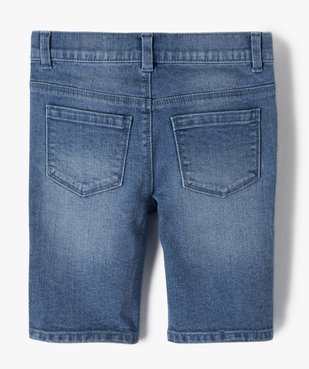 Bermuda fille en denim coupe slim vue3 - GEMO 4G FILLE - GEMO