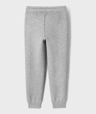 Pantalon de jogging avec poches zippées garçon vue3 - GEMO (ENFANT) - GEMO