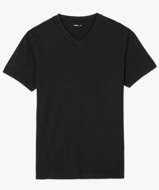 Tee-shirt homme à manches courtes et col V vue4 - GEMO (HOMME) - GEMO
