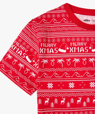 Tee-shirt garçon à manches courtes spécial Noël vue2 - GEMO (JUNIOR) - GEMO