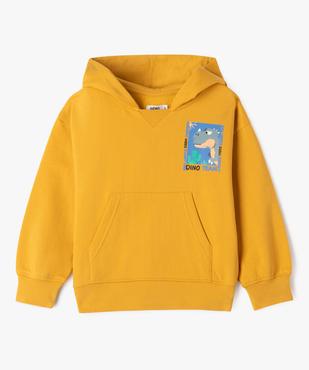 Sweat à capuche douillet imprimé garçon vue1 - GEMO (ENFANT) - GEMO
