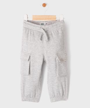 Pantalon en maille coupe cargo bébé garçon vue1 - GEMO(BEBE DEBT) - GEMO