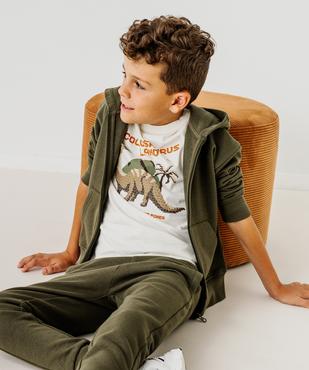 Tee-shirt manches longues avec motif dinosaures garçon vue5 - GEMO 4G GARCON - GEMO