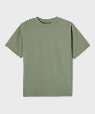 Tee-shirt manches courtes et col rond garçon vue1 - GEMO (JUNIOR) - GEMO