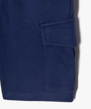 Bermuda cargo en maille à taille élastiquée garçon vue2 - GEMO (ENFANT) - GEMO