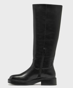 Bottes cavalières avec épaisse semelle femme - Follow Me vue3 - FOLLOW ME - GEMO