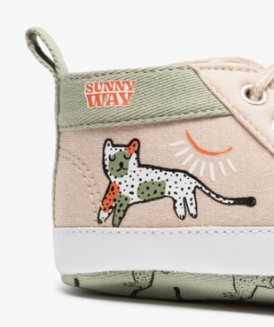 Chaussons de naissance bébé garçon à lacets vue6 - GEMO 4G BEBE - GEMO