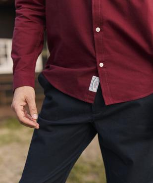 Chemise coton col boutonné homme - LuluCastagnette vue5 - LULUCASTAGNETTE - GEMO